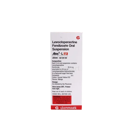 alex l sf syrup 100 ml